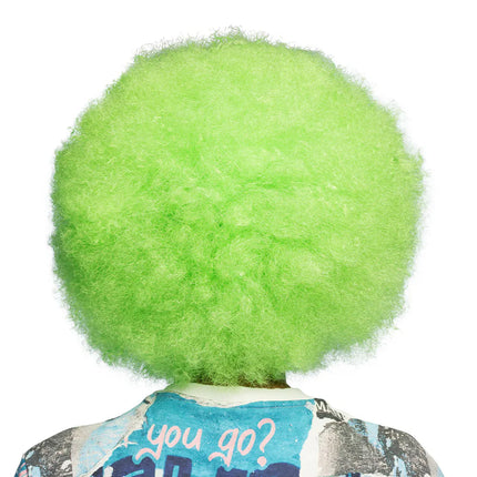 Pruik Sugar neongroen UV