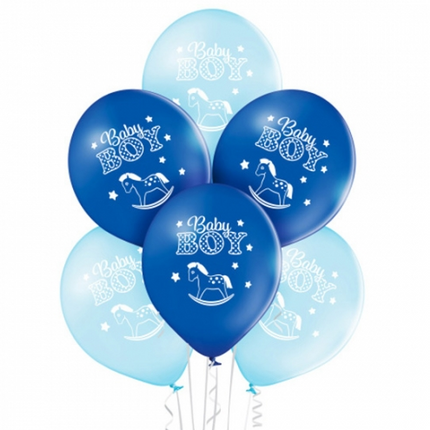 Blauwe Ballonnen Baby Boy 30cm 10st