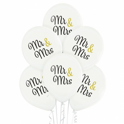 Mr And Mrs Ballonnen 30cm 10st