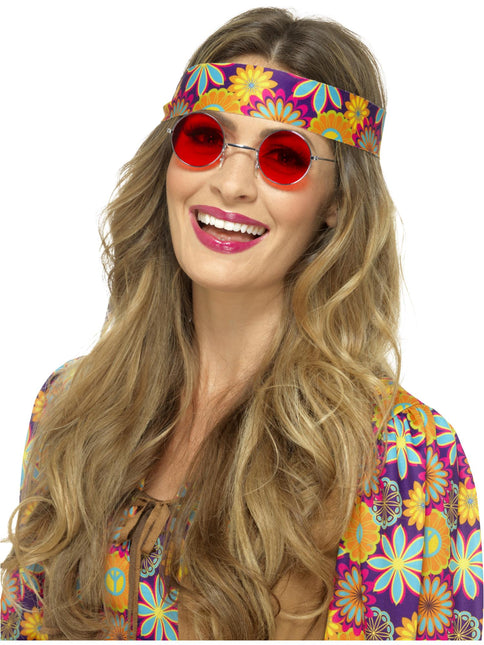 Hippie Bril Rood