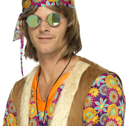 Hippie Bril Spiegelglas