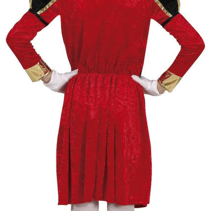 Pietenpak Jurk Kind Rood/Goud