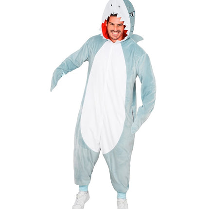 Haai Jumpsuit met Kap