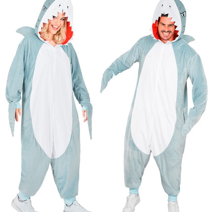 Haai Jumpsuit met Kap