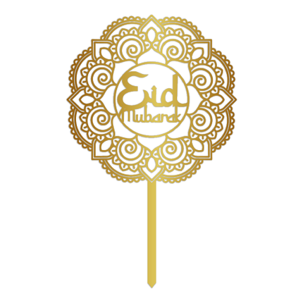 Eid Mubarak Taarttopper Acryl