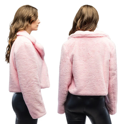 Jasje Fluffy rave lichtroze (M/L)