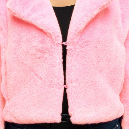 Jasje Fluffy rave lichtroze (M/L)