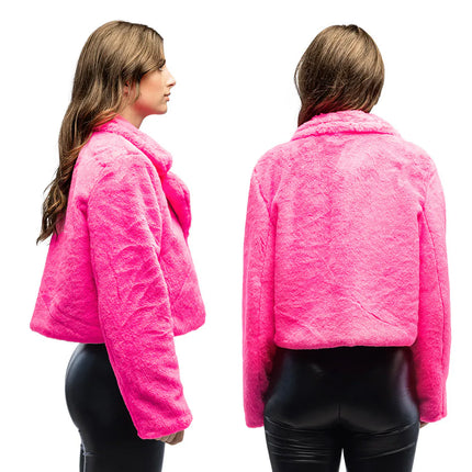 Jasje Fluffy rave neonroze (M/L)