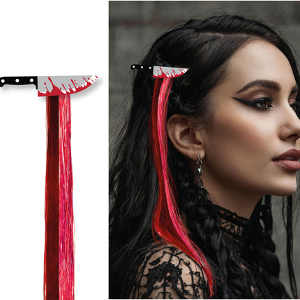 Halloween Haarspeldje Mes