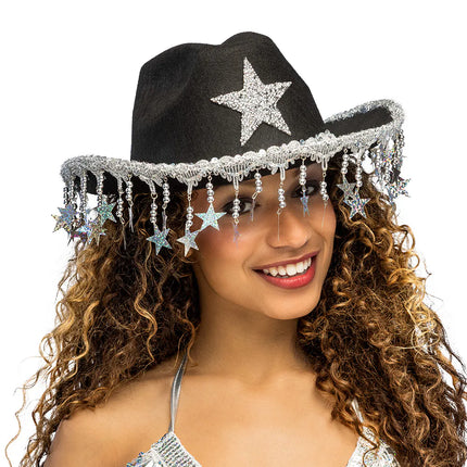 Cowboyhoed Stargazing zwart