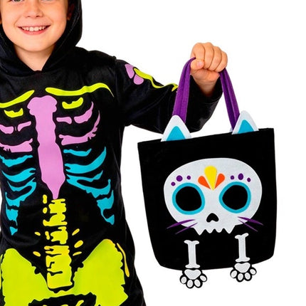 TAS TRICK OR TREAT SKELET KAT