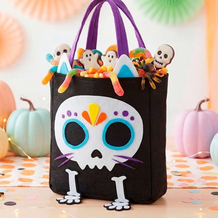 TAS TRICK OR TREAT SKELET KAT