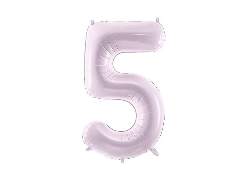 5 Jaar Cijfer Ballon Paars Leeg 72cm van Partydeco koop je bij Partywinkel