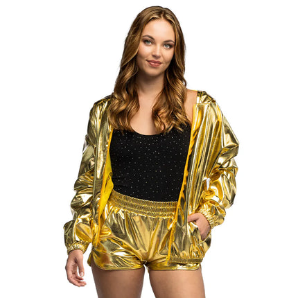 Hotpants Shiny goud