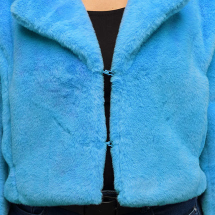 Jasje Fluffy rave turquoise (M/L)