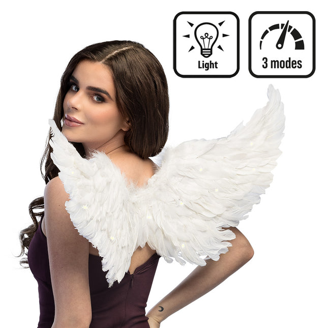 LED engelenvleugels wit