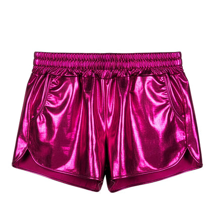 Hotpants Shiny roze