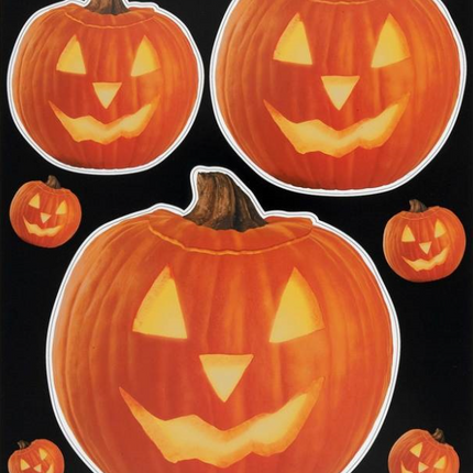 PUMPKIN GLOW WNDOW CLING