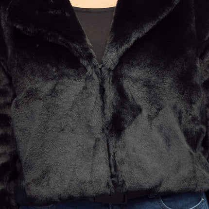 Jasje Fluffy rave zwart (M/L)