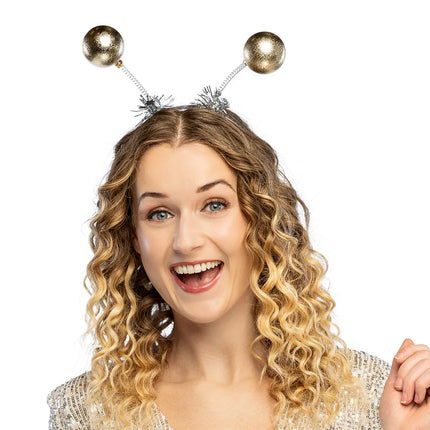 Gouden Haarband Bolletjes