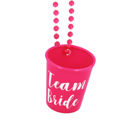 Team Bride Ketting Shotglaasje
