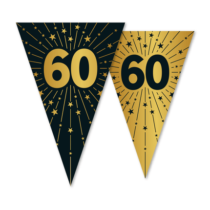 60 Jaar Slinger Goud Zwart 10m van WeFiesta koop je bij Partywinkel