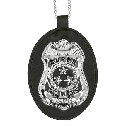 Ketting Badge 'Super police'