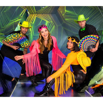 Cowboyhoed Savanne neongroen UV