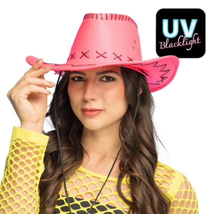 Cowboyhoed Savanne neonroze UV