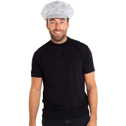 Politie Pet Deluxe Zilverkleurig