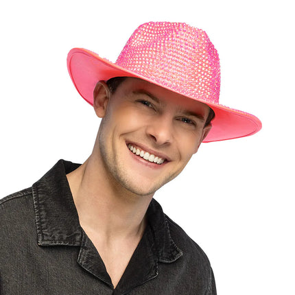 Cowboyhoed Aurora neonroze UV
