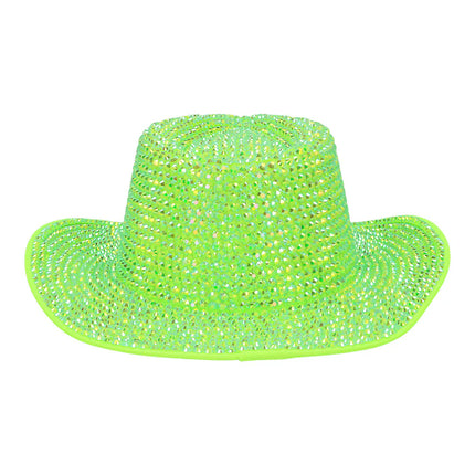 Cowboyhoed Aurora neongroen UV