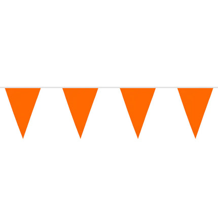 Polyester vlaggenlijn oranje (26 x 18 cm)(6 m)