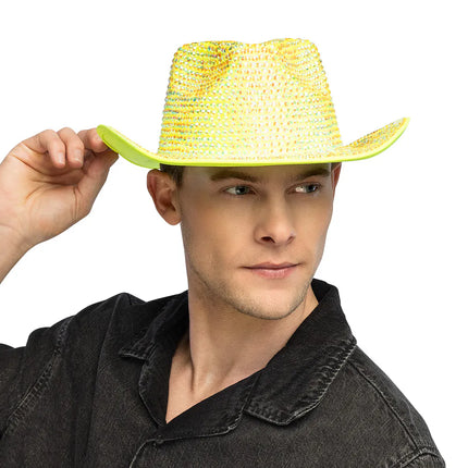Cowboyhoed Aurora neongeel UV