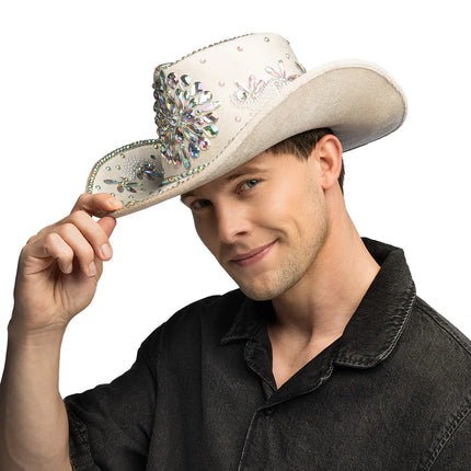 Cowboyhoed Crystal beige