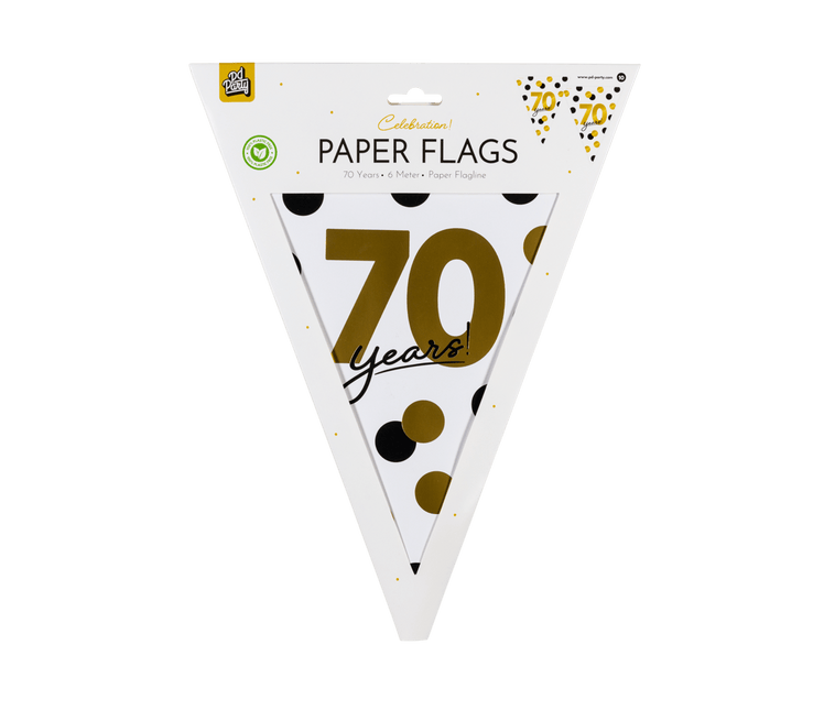 70 Jaar Slinger 6m van Paper Dreams koop je bij Partywinkel