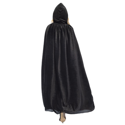 Halloween Cape Zwart Rood Creature Of The Night