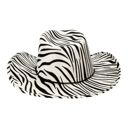 Cowboyhoed Wild zebra