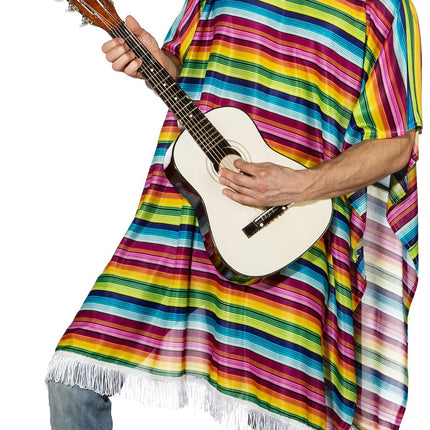 Mexicaanse Poncho Gekleurd