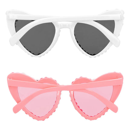 Set 3 partybrillen Bridal pearl (bride en team bride)