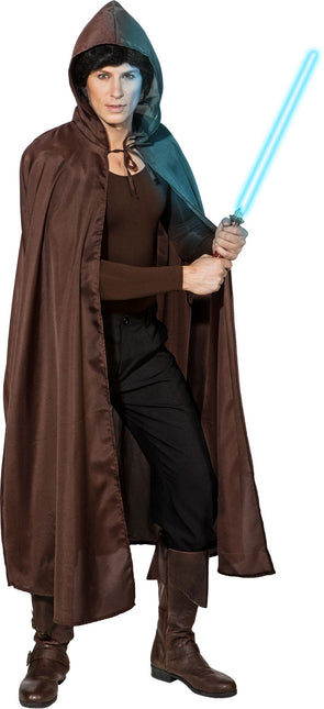 Bruine Cape Met Capuchon