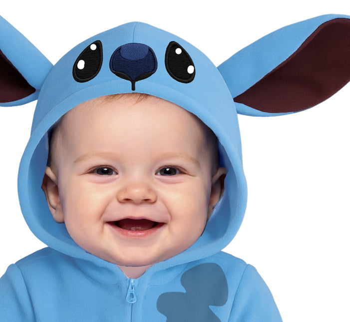 Stitch Kostuum Blauw Baby Onesie