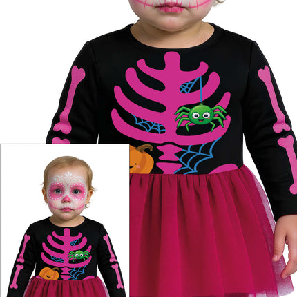 Halloween Kostuum Baby Schattige Skelet