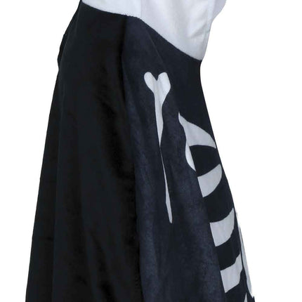 Halloween Poncho Baby Skelet