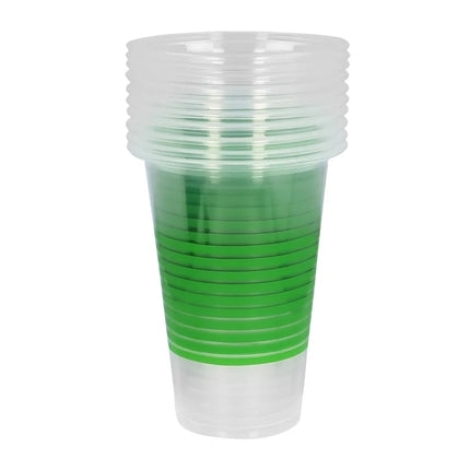 Set drankspel Beer pong deluxe (20 bekers, 6 balletjes, 2 dienbladen)