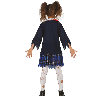 Halloween Kostuum Meisje Zombie Scholier