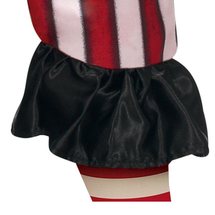 Halloween Kostuum Kind Clown Rood/Wit