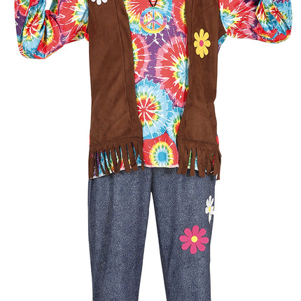 Hippie Kostuum Jongen Bloemen
