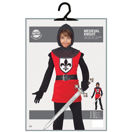Ridder Kostuum Jongen Rood