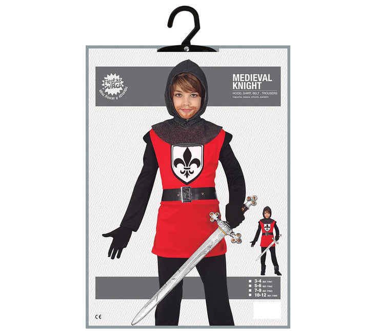 Ridder Kostuum Jongen Rood